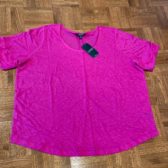 Lauren Ralph Lauren Linen Shirt 3X - Picture 1 of 6